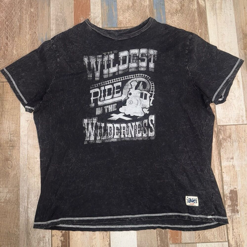 Disney Twenty Eight & Main Big Thunder Mountain Wildest Ride Train Shirt XXL